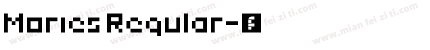 Mories Regular字体转换